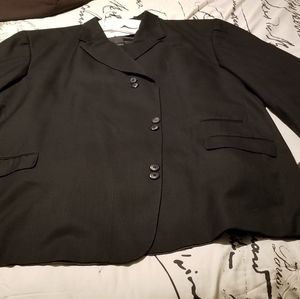 Big and Tall Black 2 Piece Suit